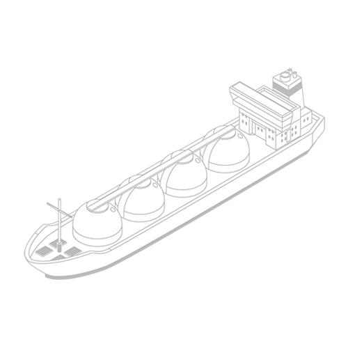 Cruise ships and transport ships